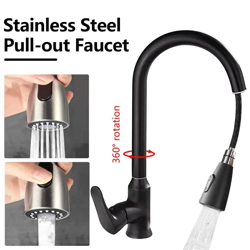 Stainless Steel Kitchen Faucet